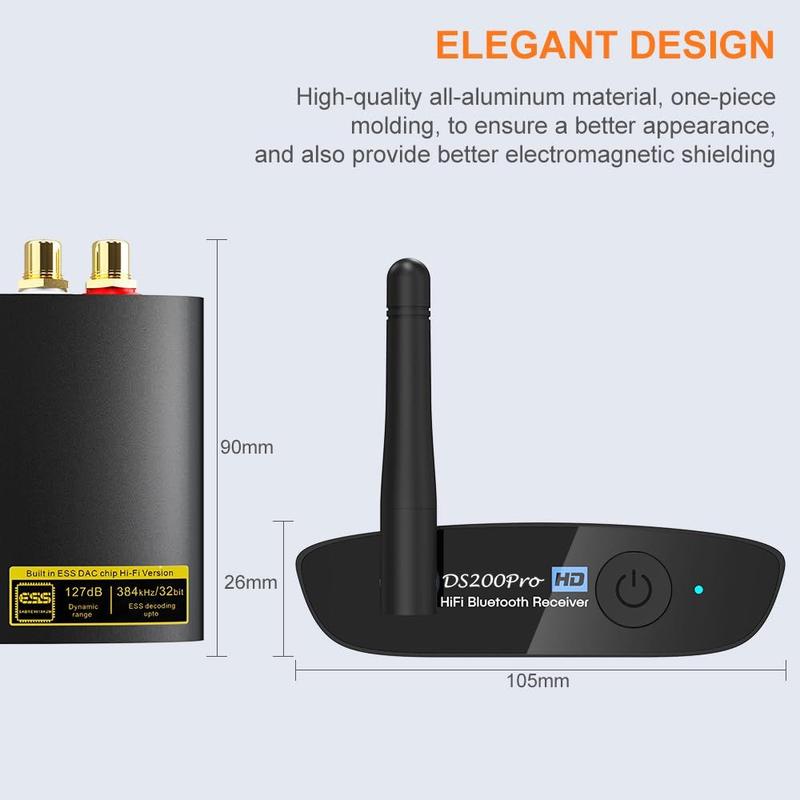 1Mii Bluetoothレシーバー DS200Pro Receptor de música Bluetooth 1Mii HiFi DS200Pro para estéreo